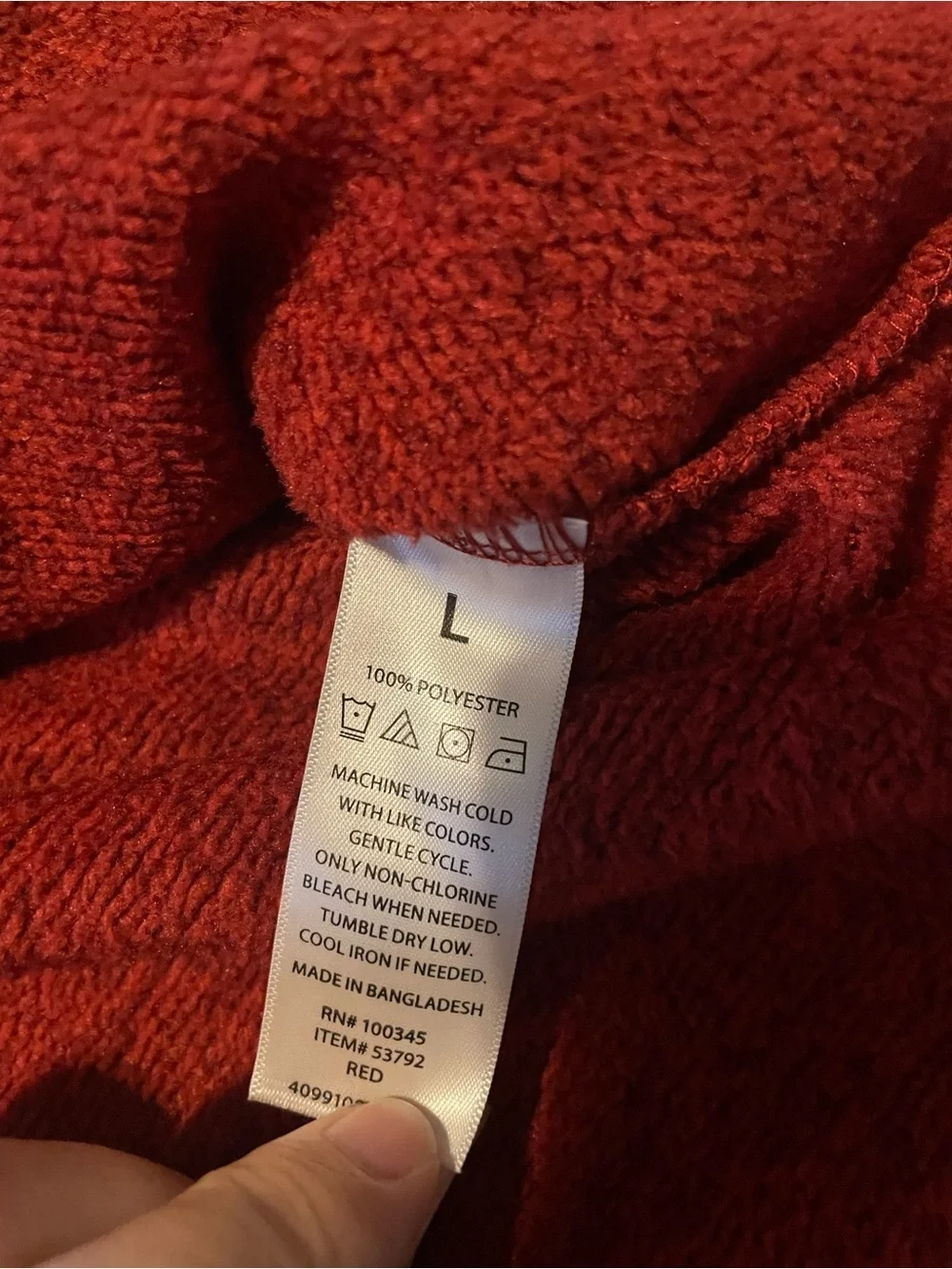 Serra Deep Red Turtleneck Sweater